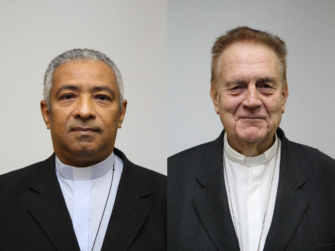 Dom Alfredo Schaffler e Dom Juarez Sousa