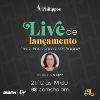 Andreia Gripp apresenta 'Vocação à Santidade', novo livro da Série Philippos