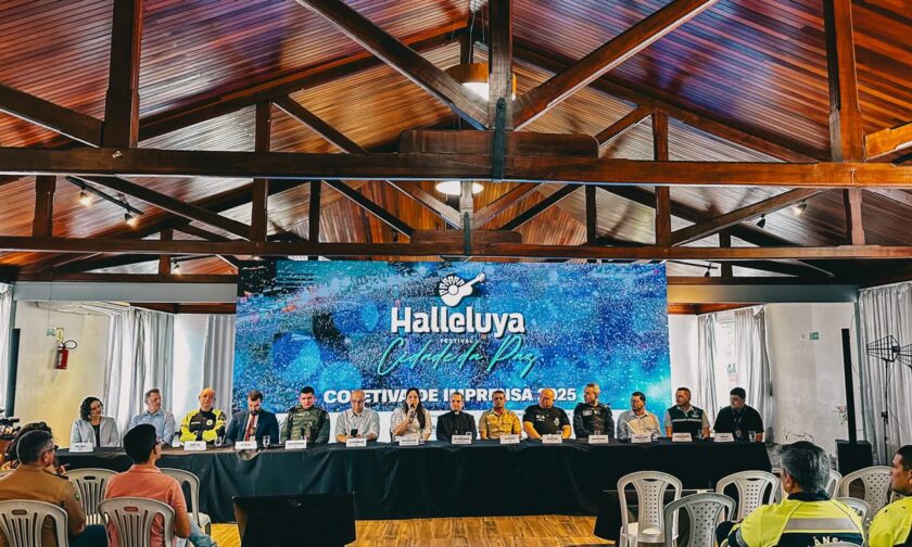 Coletiva de imprensa halleluya