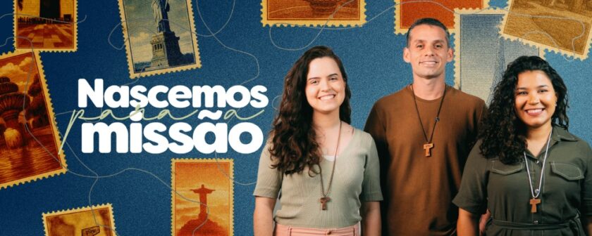 página da comunidade shalom sobre a campanha missionária nascemos para a missão