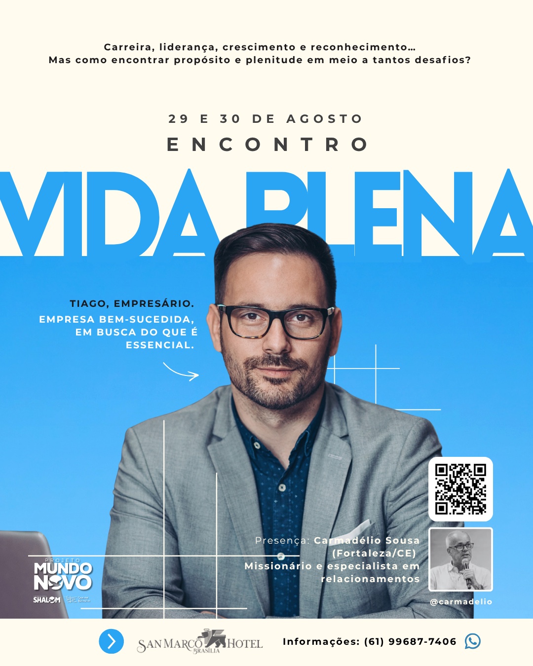 Tiago, empresário: empresa bem-sucedida e busca pelo equilíbrio